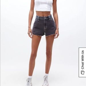 Pacsun Black Carpenter Shorts